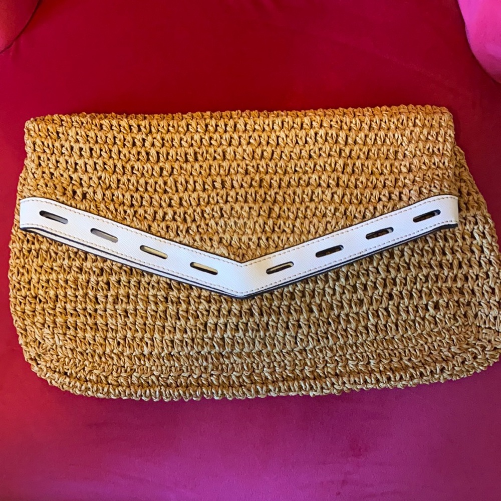 Rattan clutch Rebecca Minkoff